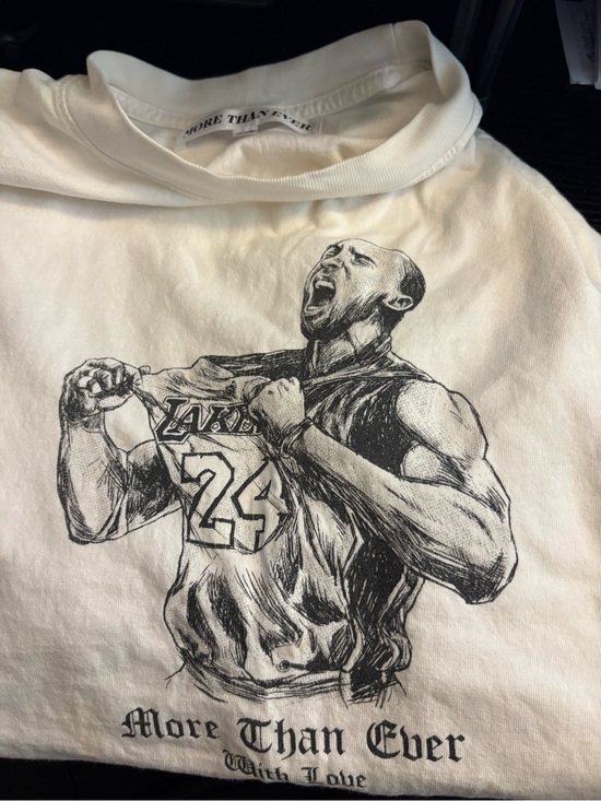 Tops - White Graphic Men’s Crewneck Shirt - More Than Ever